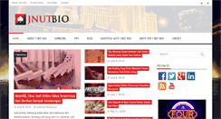 Desktop Screenshot of jnutbio.com